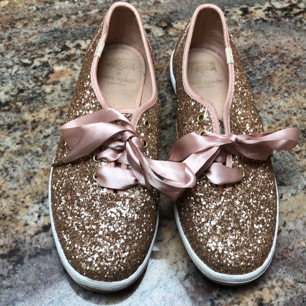 Kate Spade x Keds Rose Glitter Shoes